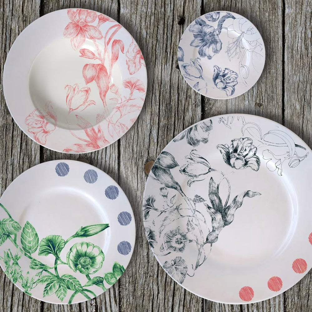 FRANCESCA COLOMBO Designový dezertní talíř Marie Antoinette