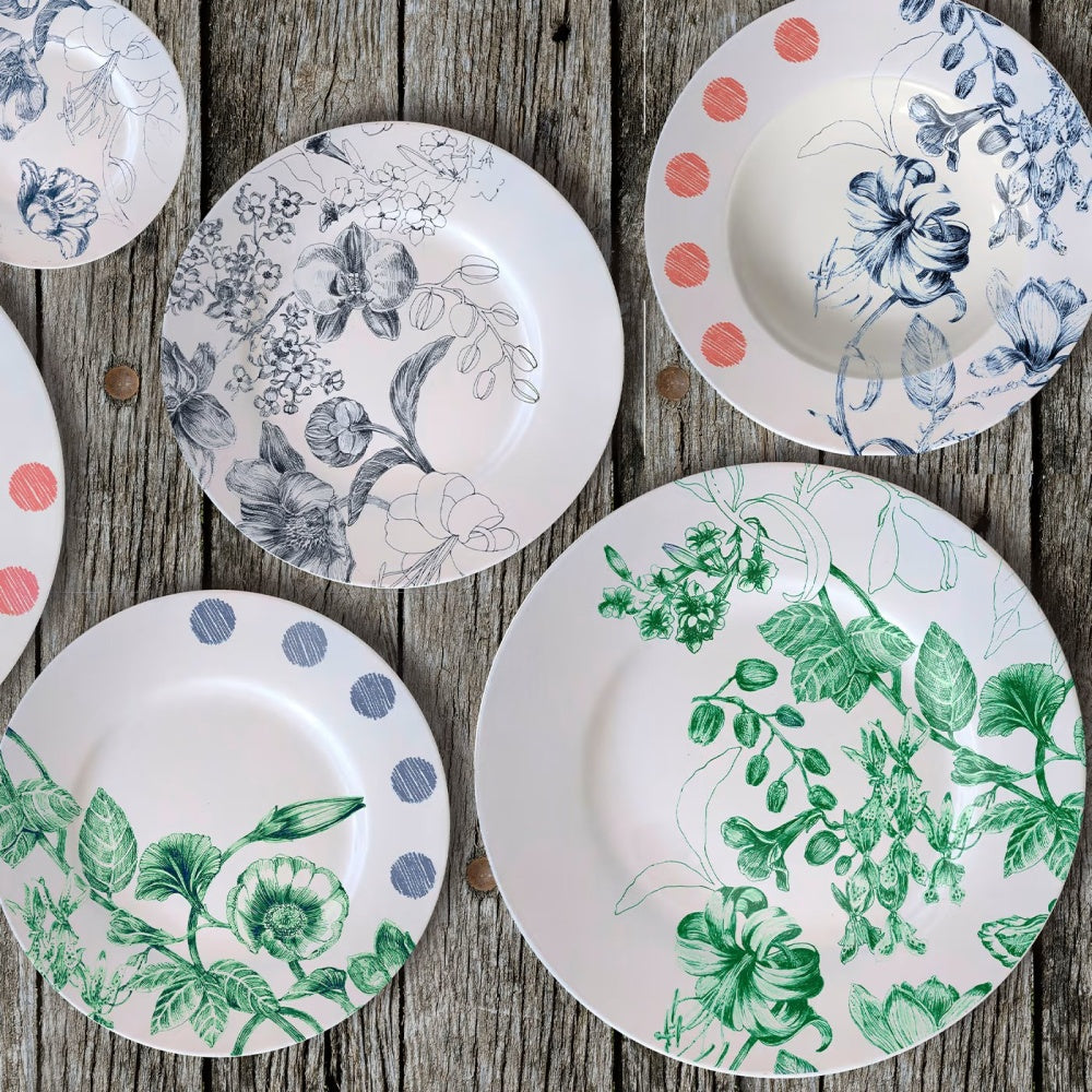 FRANCESCA COLOMBO Designový jídelní talíř Marie Antoinette