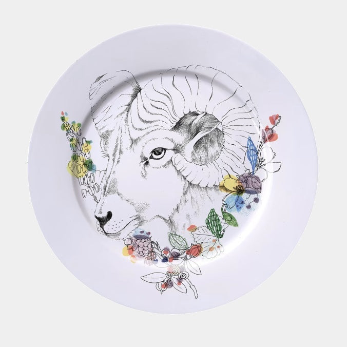 FRANCESCA COLOMBO Designový jídelní talíř Óda na lesy