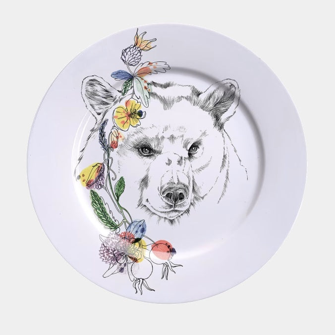 FRANCESCA COLOMBO Designový jídelní talíř Óda na lesy