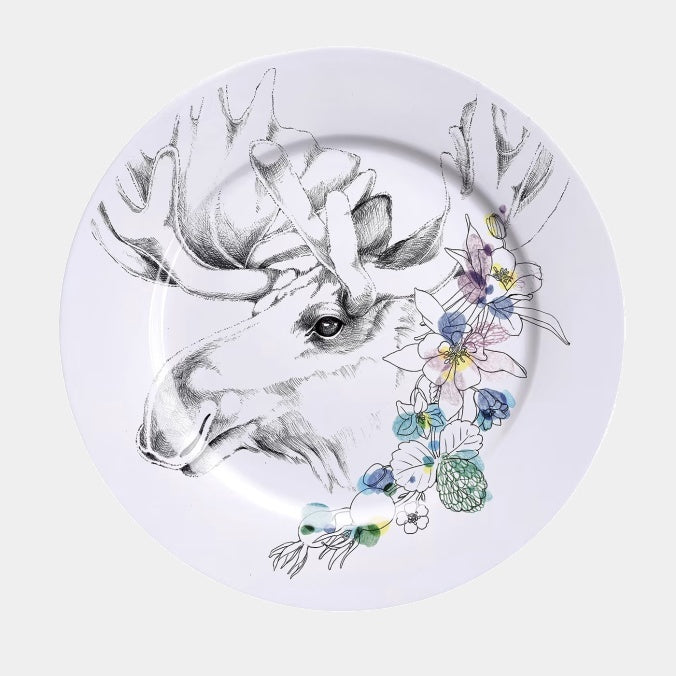 FRANCESCA COLOMBO Designový jídelní talíř Óda na lesy