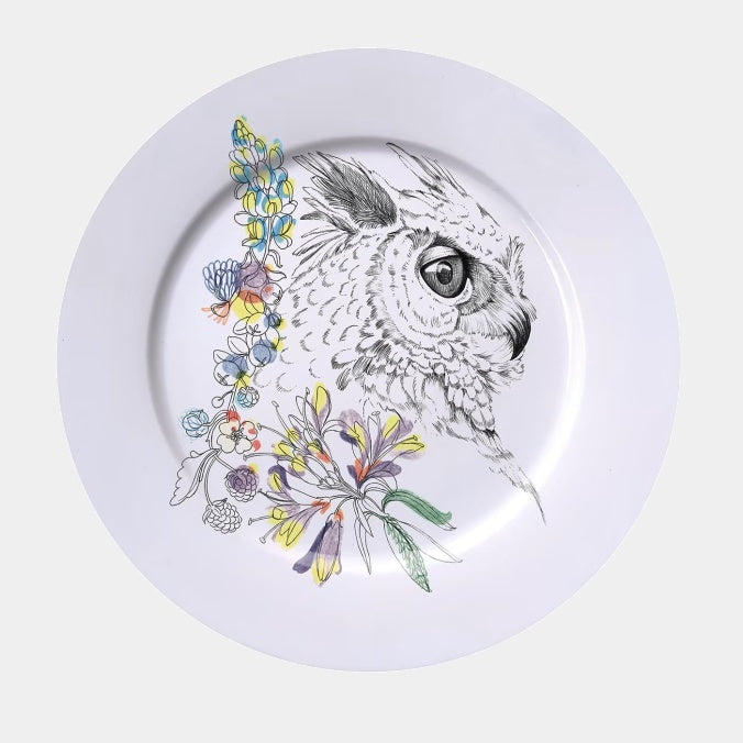 FRANCESCA COLOMBO Designový jídelní talíř Óda na lesy