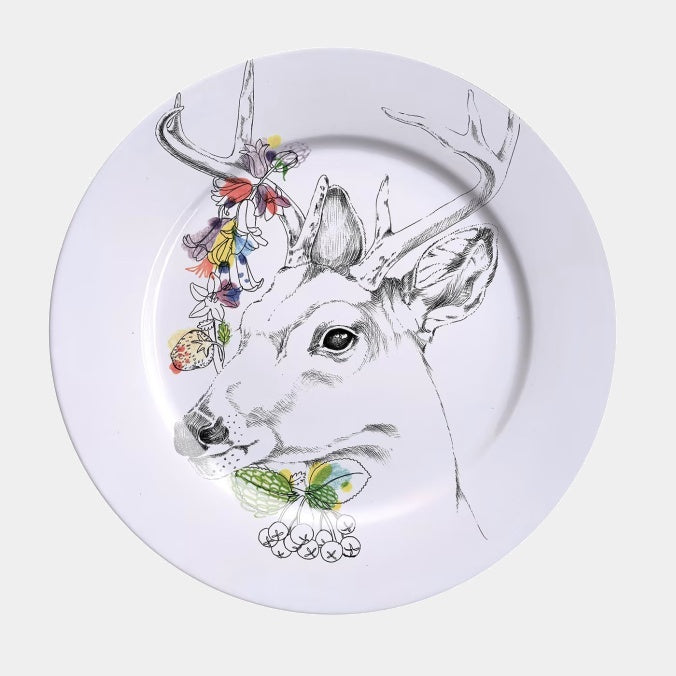 FRANCESCA COLOMBO Designový jídelní talíř Óda na lesy