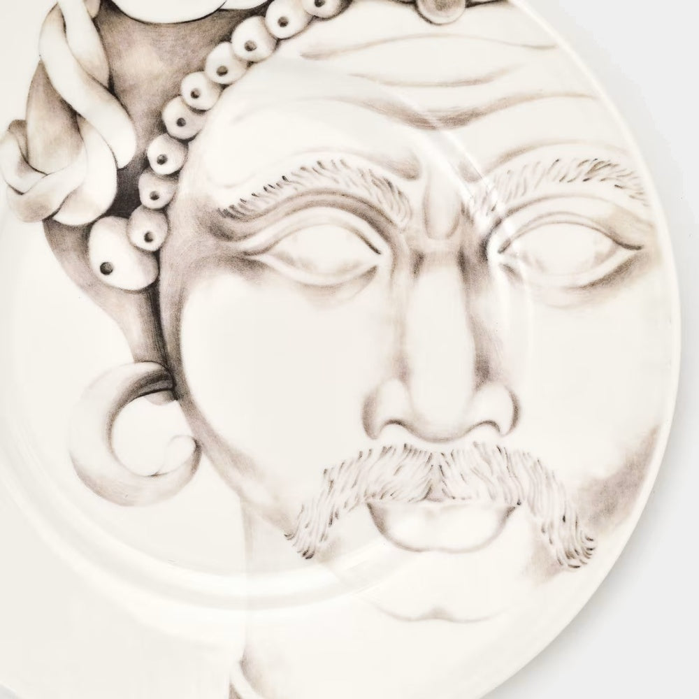 FRANCESCA COLOMBO Designový dezertní talíř Teste di Moro