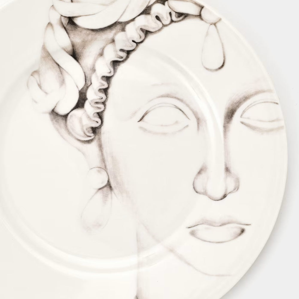 FRANCESCA COLOMBO Designový dezertní talíř Teste di Moro