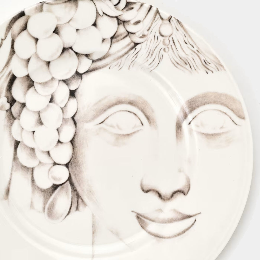 FRANCESCA COLOMBO Designový dezertní talíř Teste di Moro