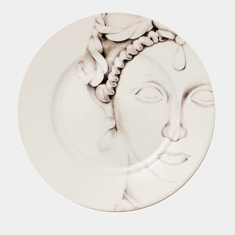 FRANCESCA COLOMBO Designový dezertní talíř Teste di Moro