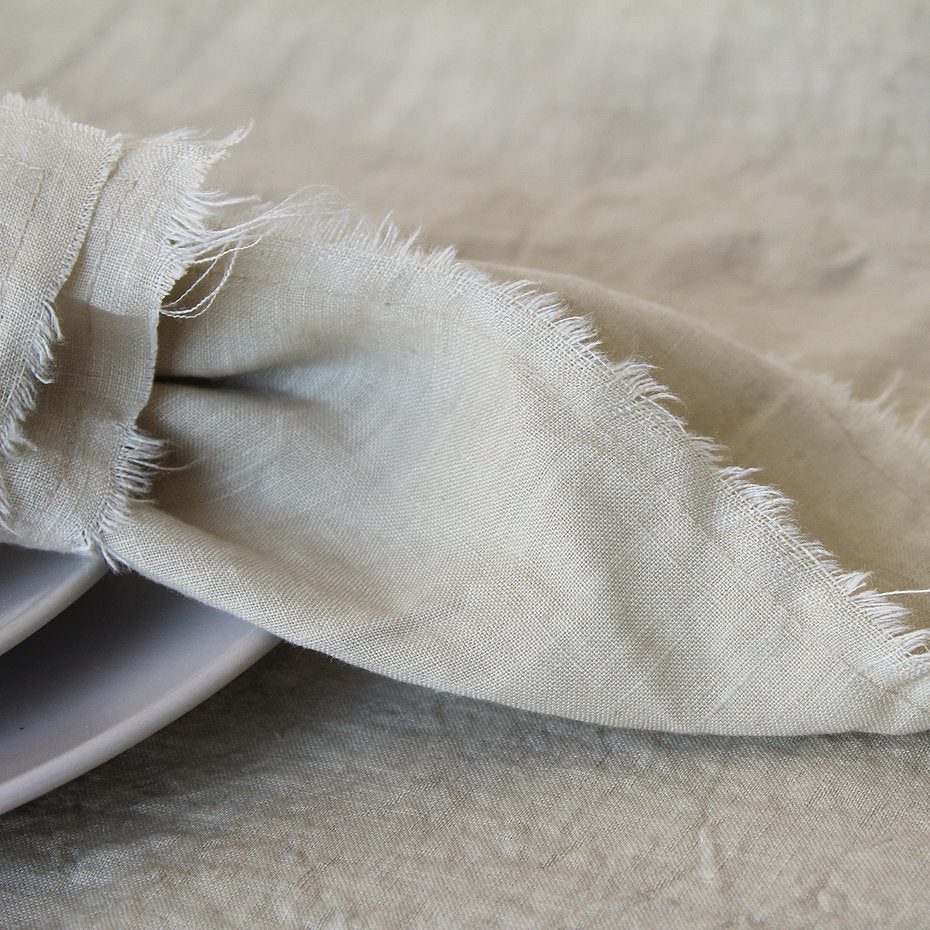 Giardino Segreto Lněný ubrousek STRAPPATO 6 ks