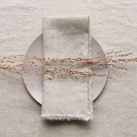 Giardino Segreto Lněný ubrousek STRAPPATO 6 ks