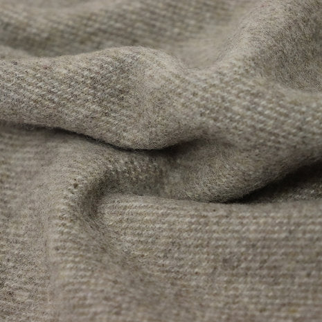 Pléd z panenské merino vlny MELANGE cappucino