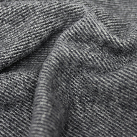 Pléd z panenské merino vlny MELANGE černý