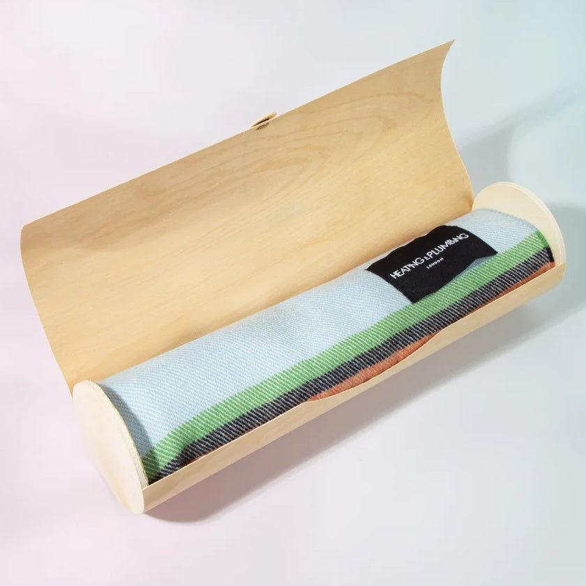 Dětská deka 100% Merino – Pohádky na dobrou noc - světle modrá