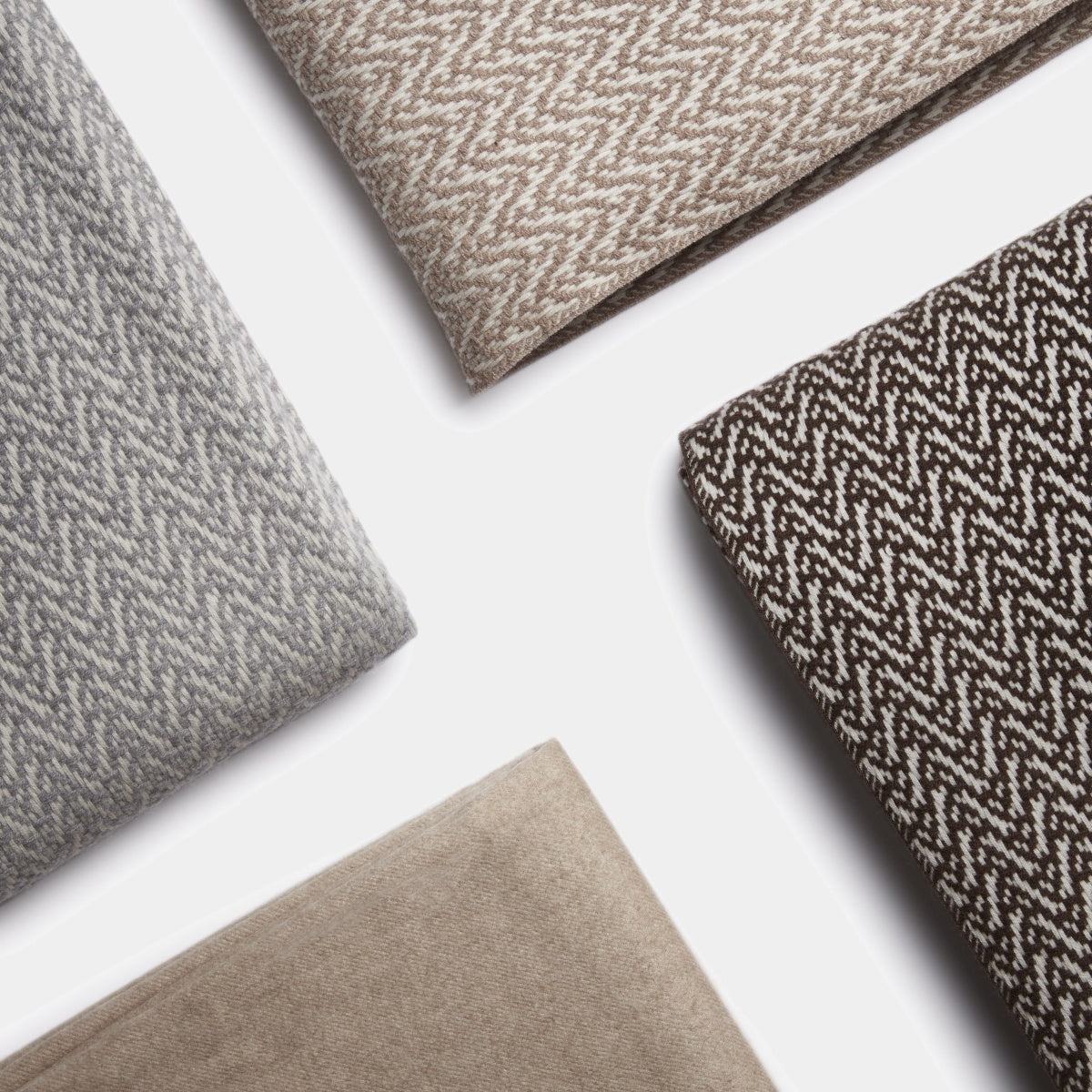 LO DECOR 100% kašmírová deka Indianna carbon