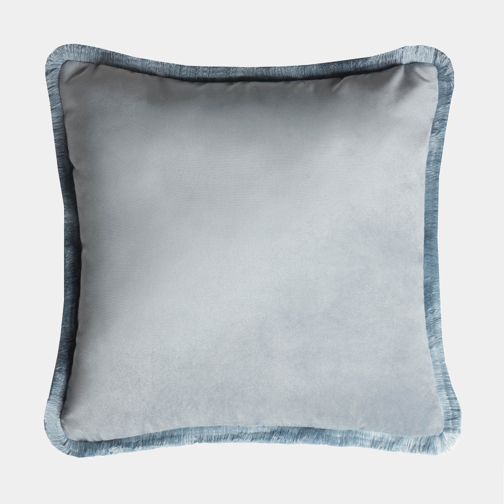 LO DECOR velký sametový dekorační polštář s třásněmi 60x60