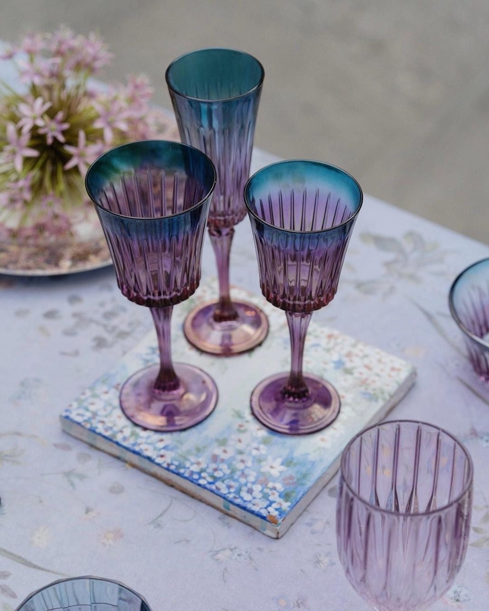 luisa beccaria barevné sklenice domina