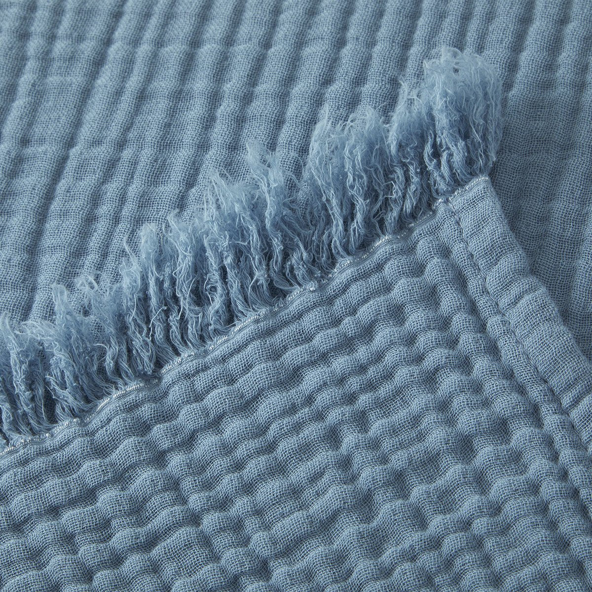 OLIVIER DESFORGES Velký mušelínový přehoz přes postel CYCLADES GALET