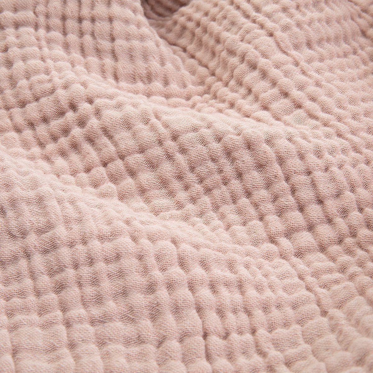 OLIVIER DESFORGES Mušelínový přehoz s třásněmi 140x200 cm CYCLADES PRALIN