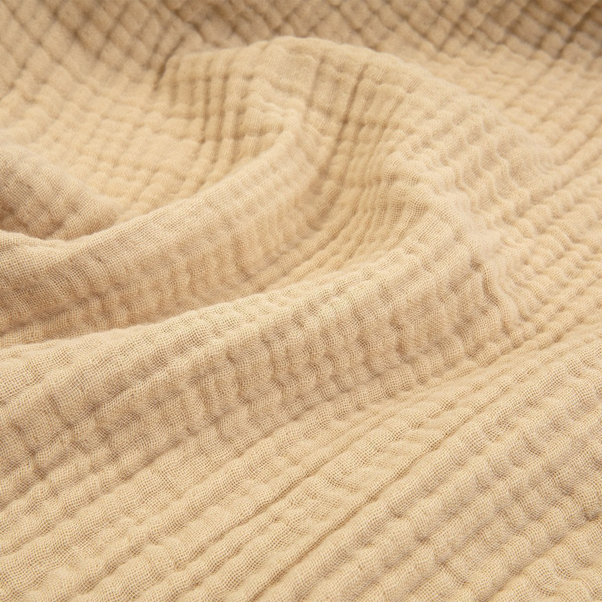 OLIVIER DESFORGES Mušelínový přehoz s třásněmi 140x200 cm CYCLADES DUNE