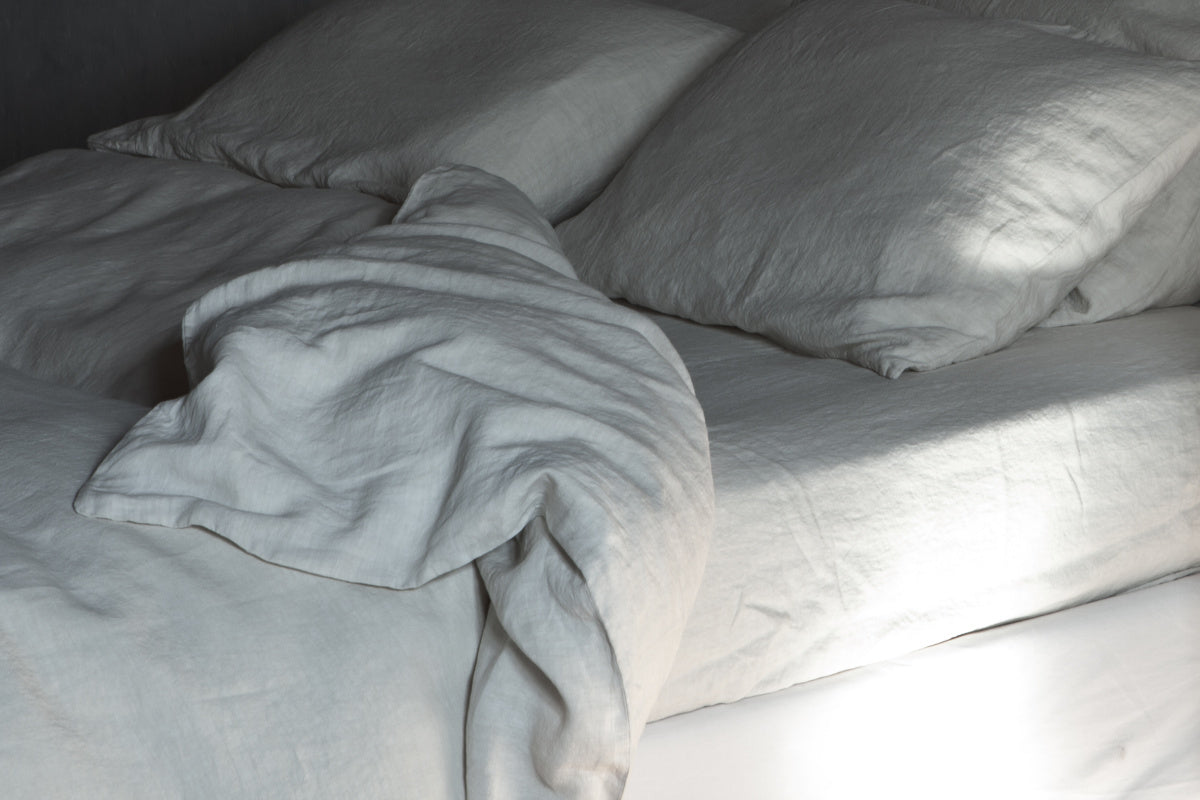 Once Milano lněné napínací prostěradlo