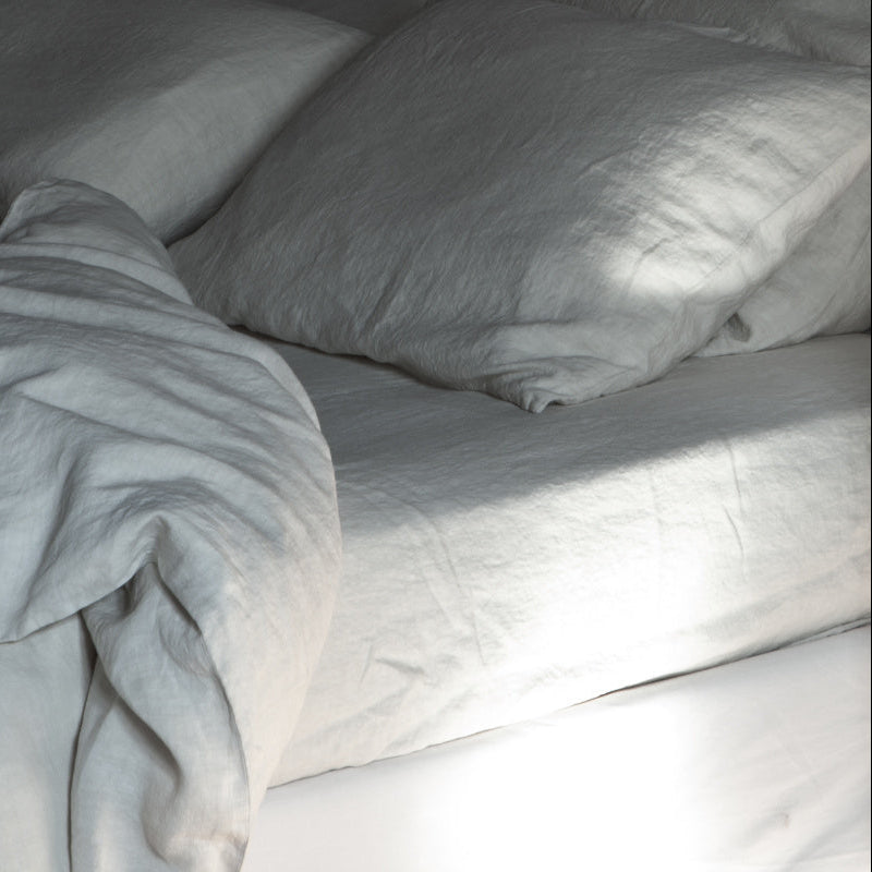 Once Milano lněné napínací prostěradlo