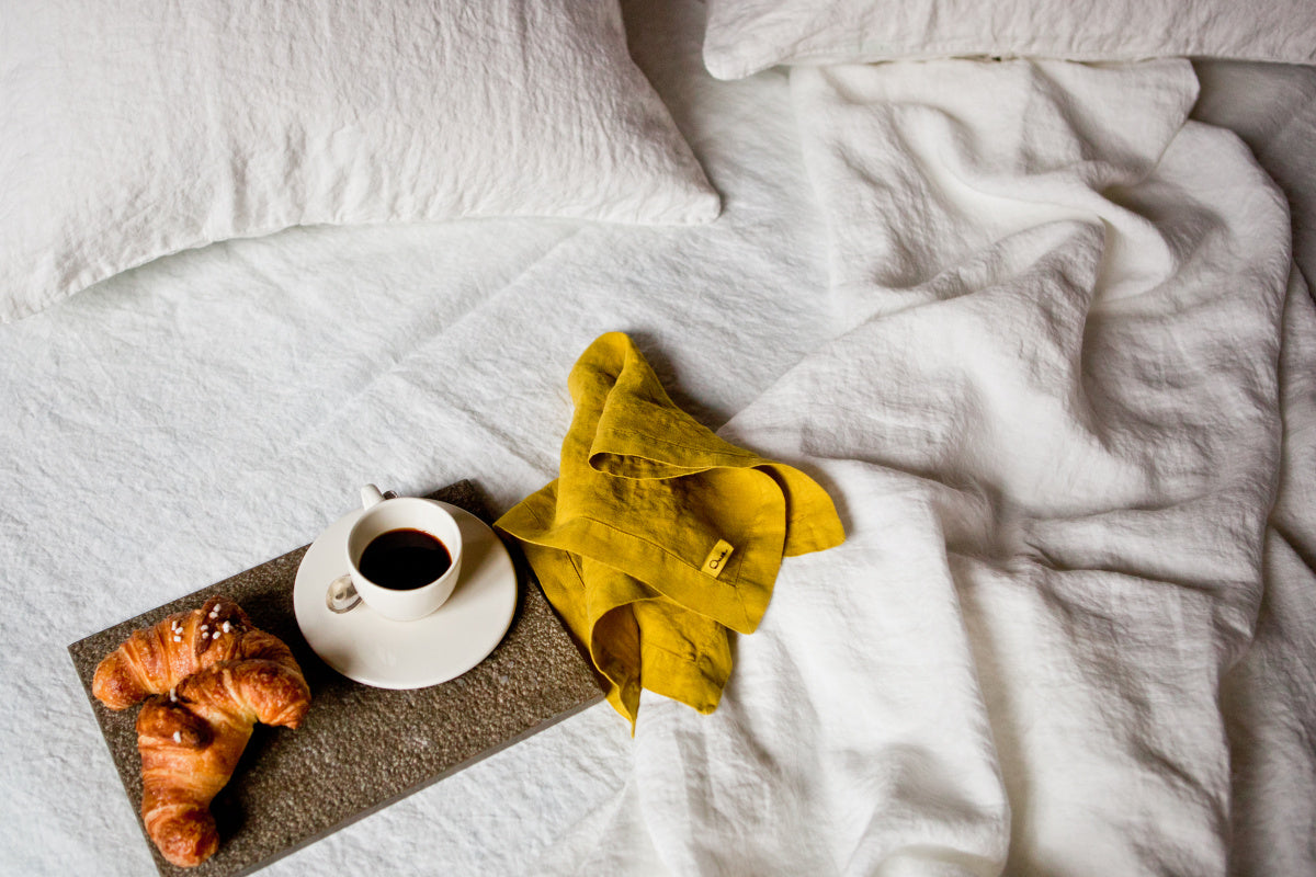 Once Milano lněné napínací prostěradlo