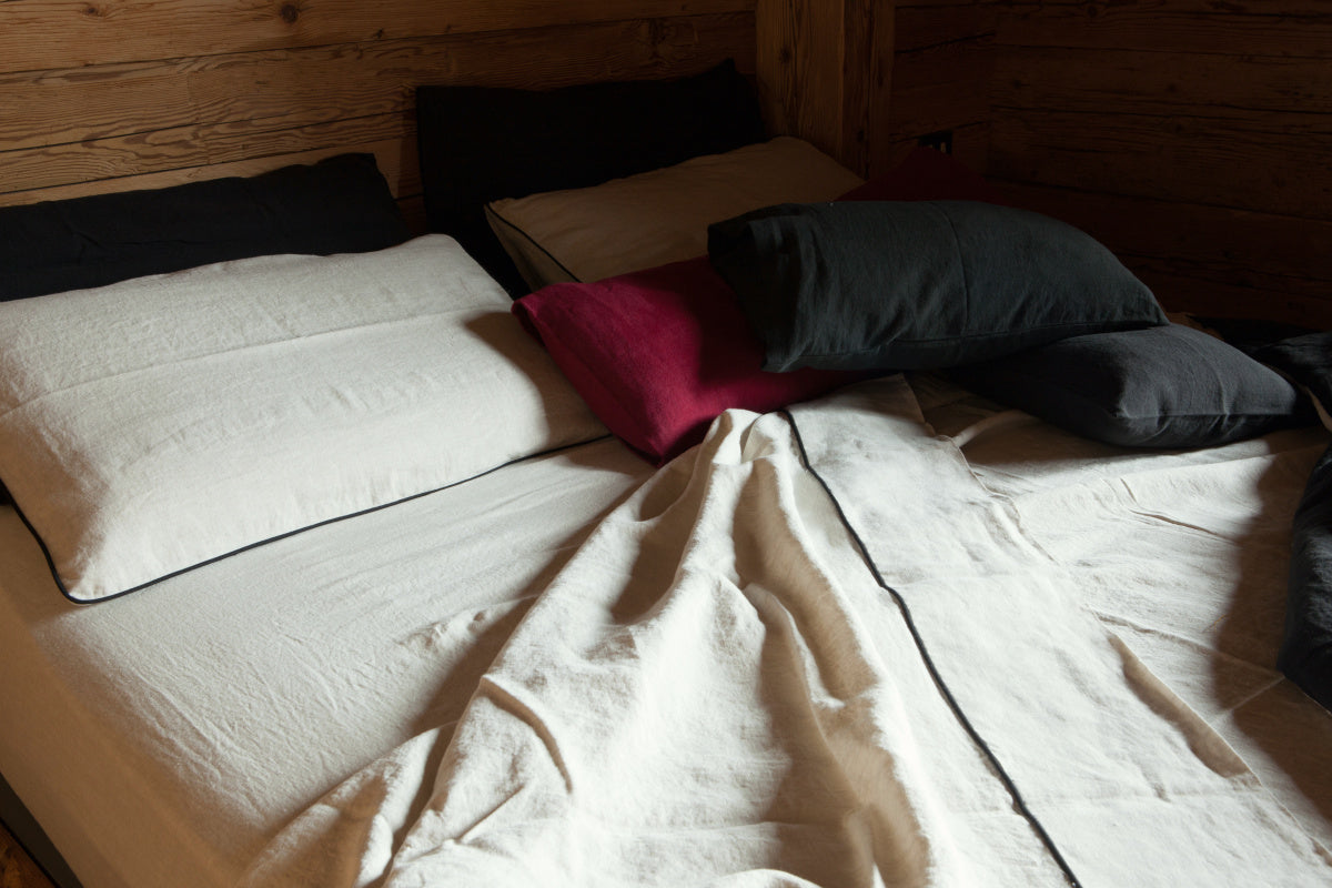 Once Milano lněné napínací prostěradlo