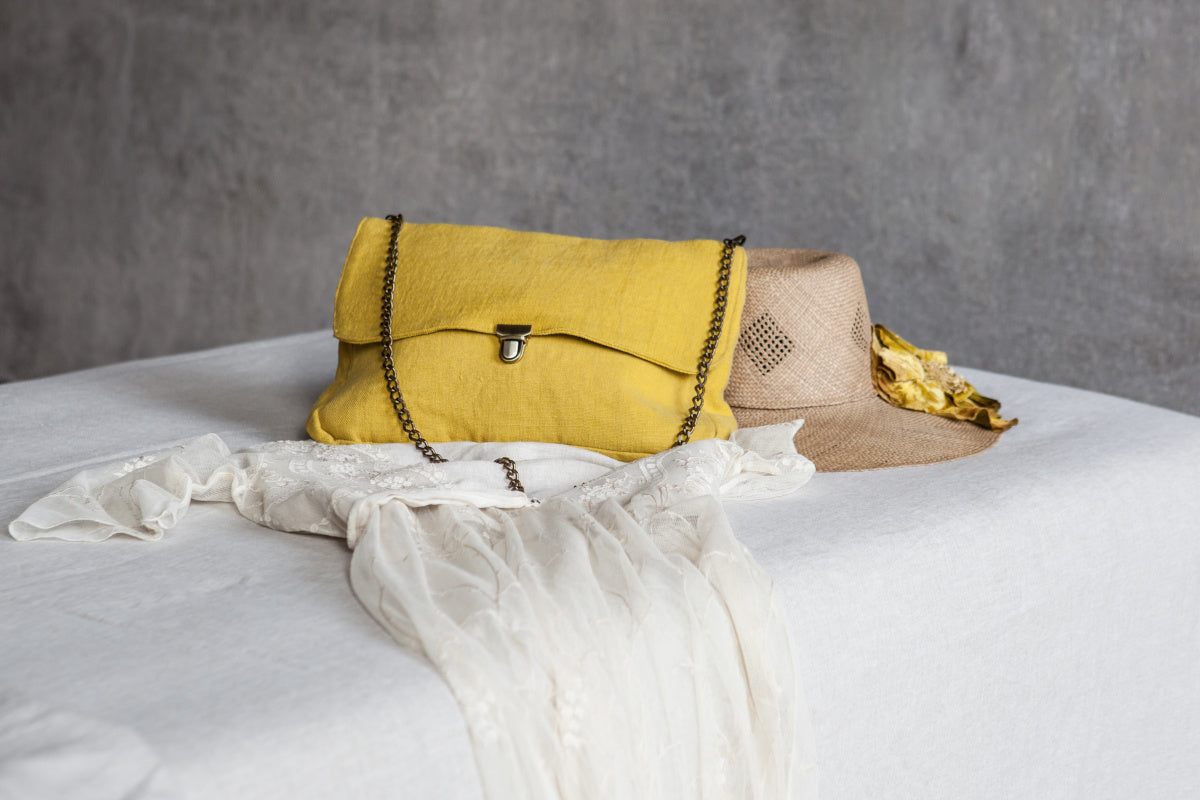 Once Milano lněné napínací prostěradlo