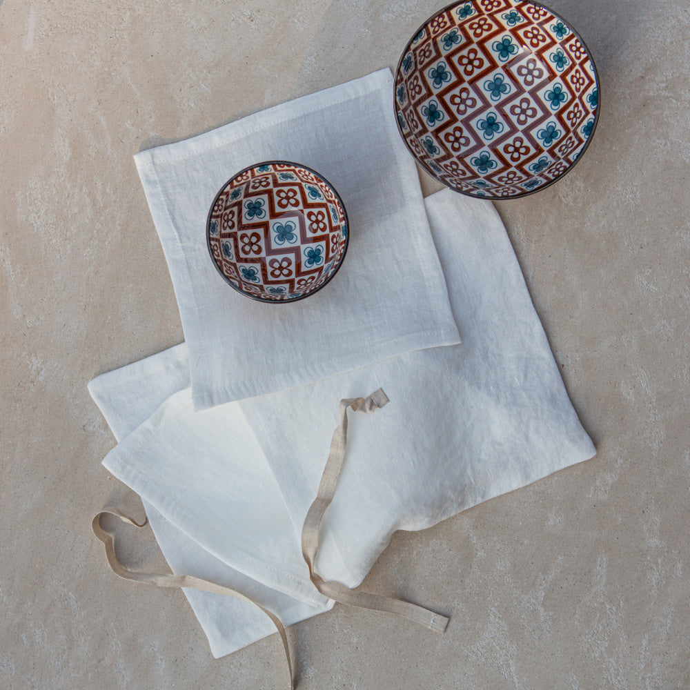 Once Milano lněné malé koktejlové ubrousky 5 ks