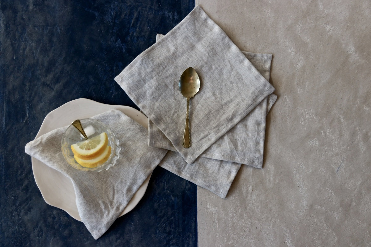 Once Milano lněné malé koktejlové ubrousky 5 ks