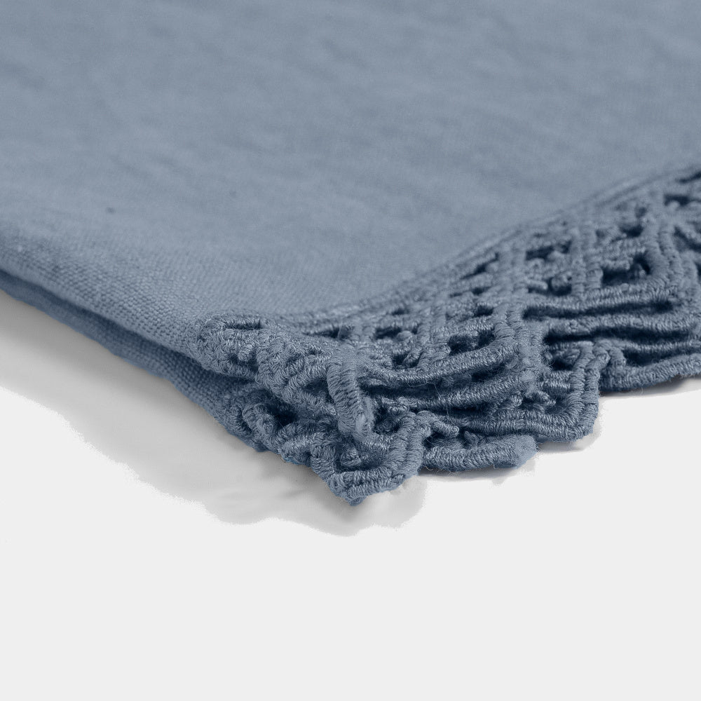 Once Milano lněný ubrousek s makramé