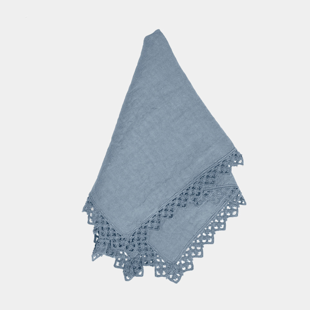 Once Milano lněný ubrousek s makramé