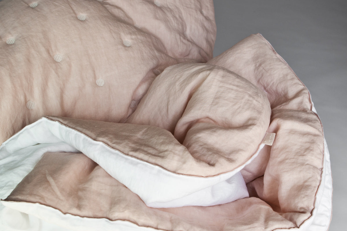 Once Milano luxusní lněný quilt přehoz na postel