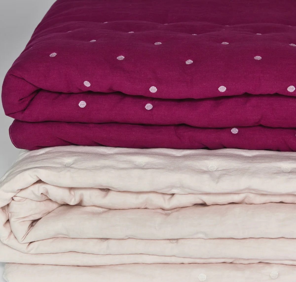 Once Milano luxusní lněný quilt přehoz na postel