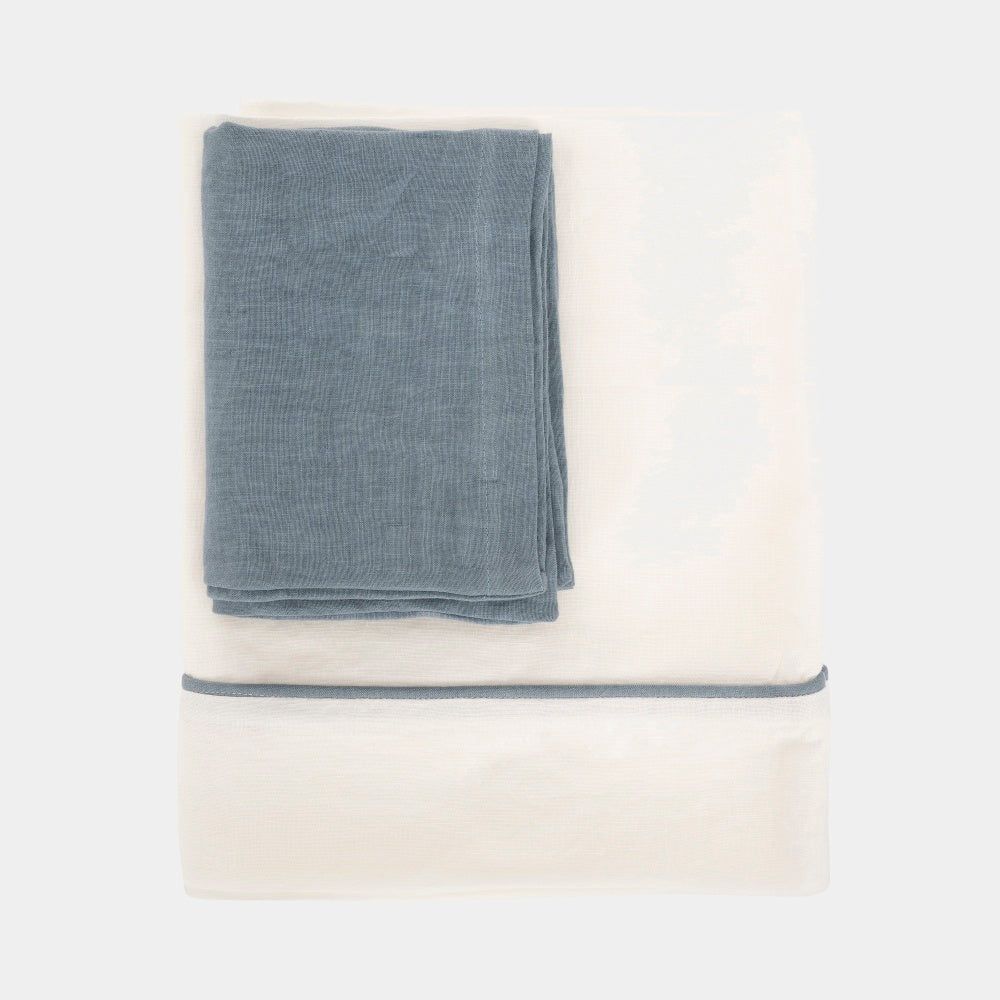 Once Milano exkluzivní lněný dětský dárkový set do postýlky