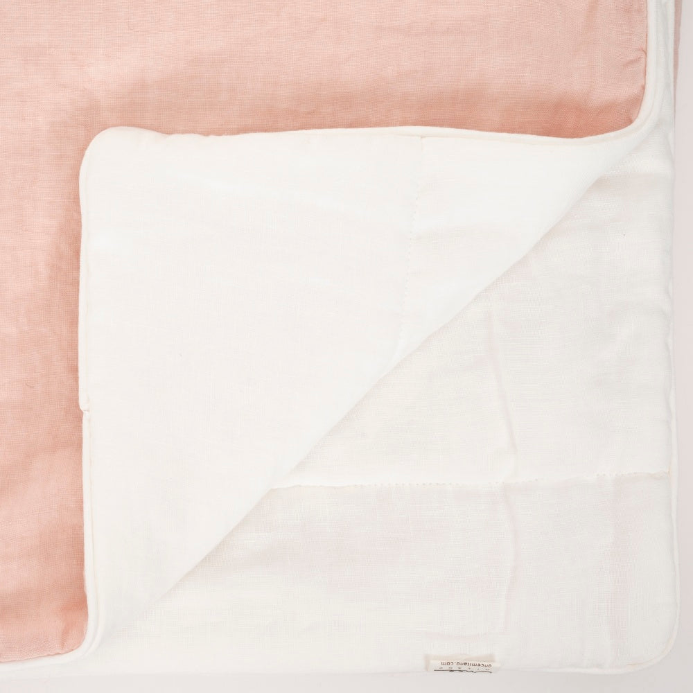 Once Milano exkluzivní lněný dětský dárkový set do postýlky