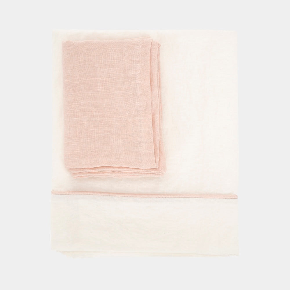 Once Milano exkluzivní lněný dětský dárkový set do postýlky