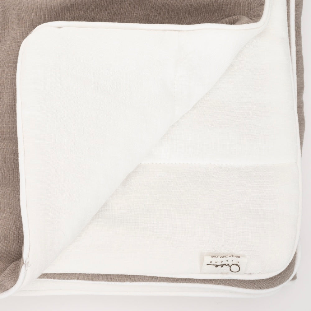 Once Milano exkluzivní lněný dětský dárkový set do postýlky