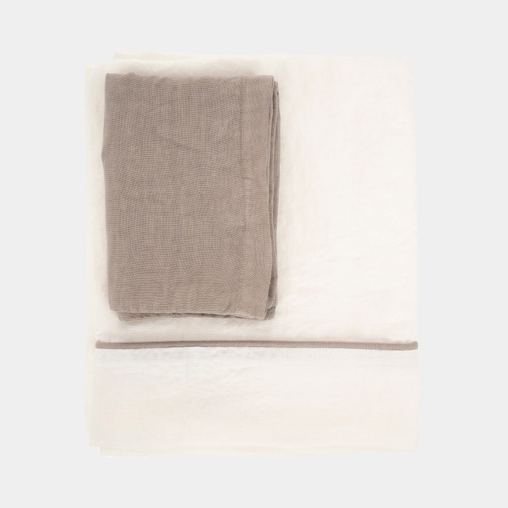 Once Milano exkluzivní lněný dětský dárkový set do postýlky