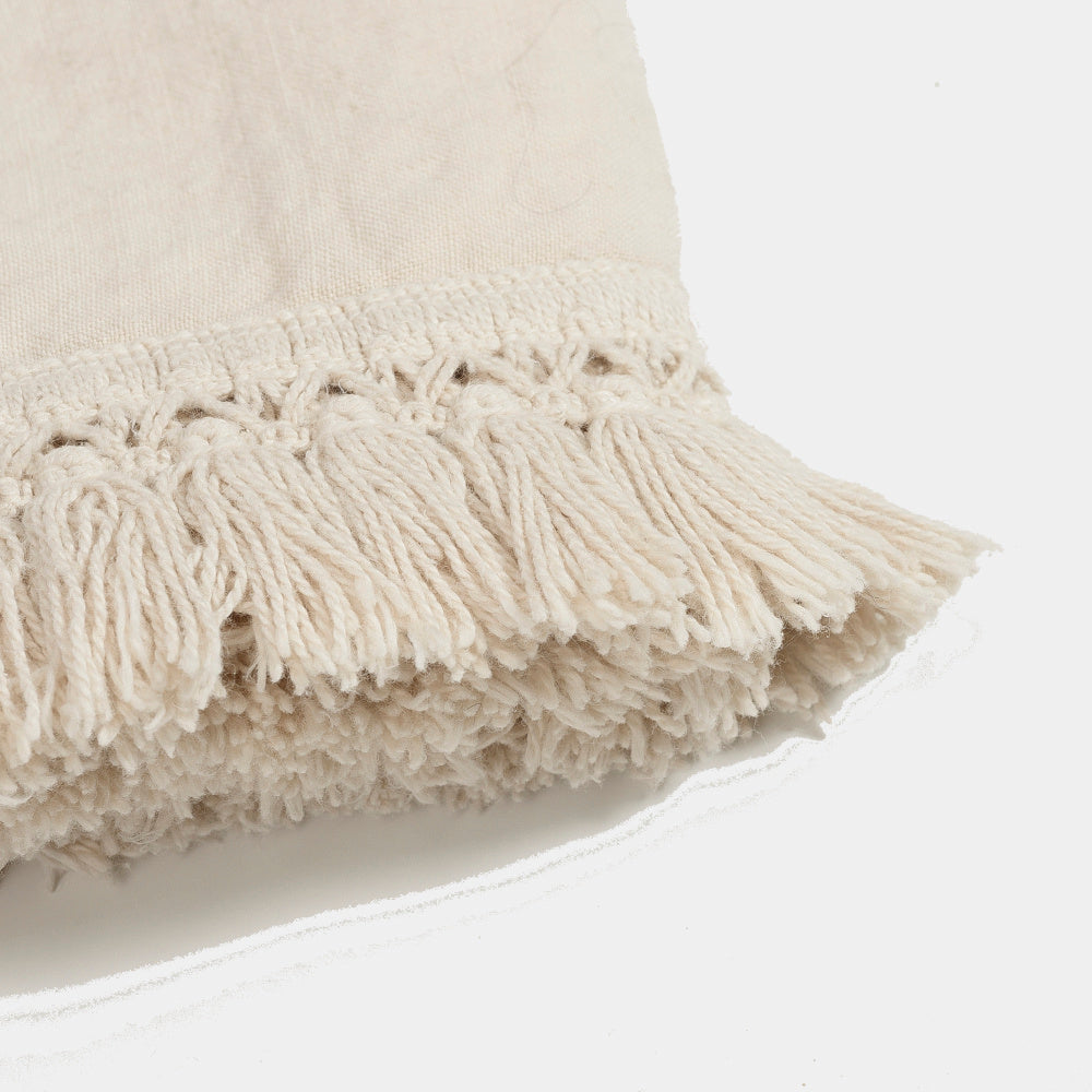 Once Milano lněný ubrousek s krátkými třásněmi