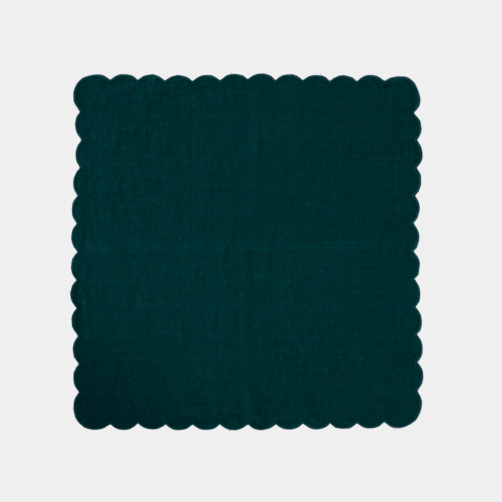 Once Milano lněný ubrousek se zoubkovým lemem