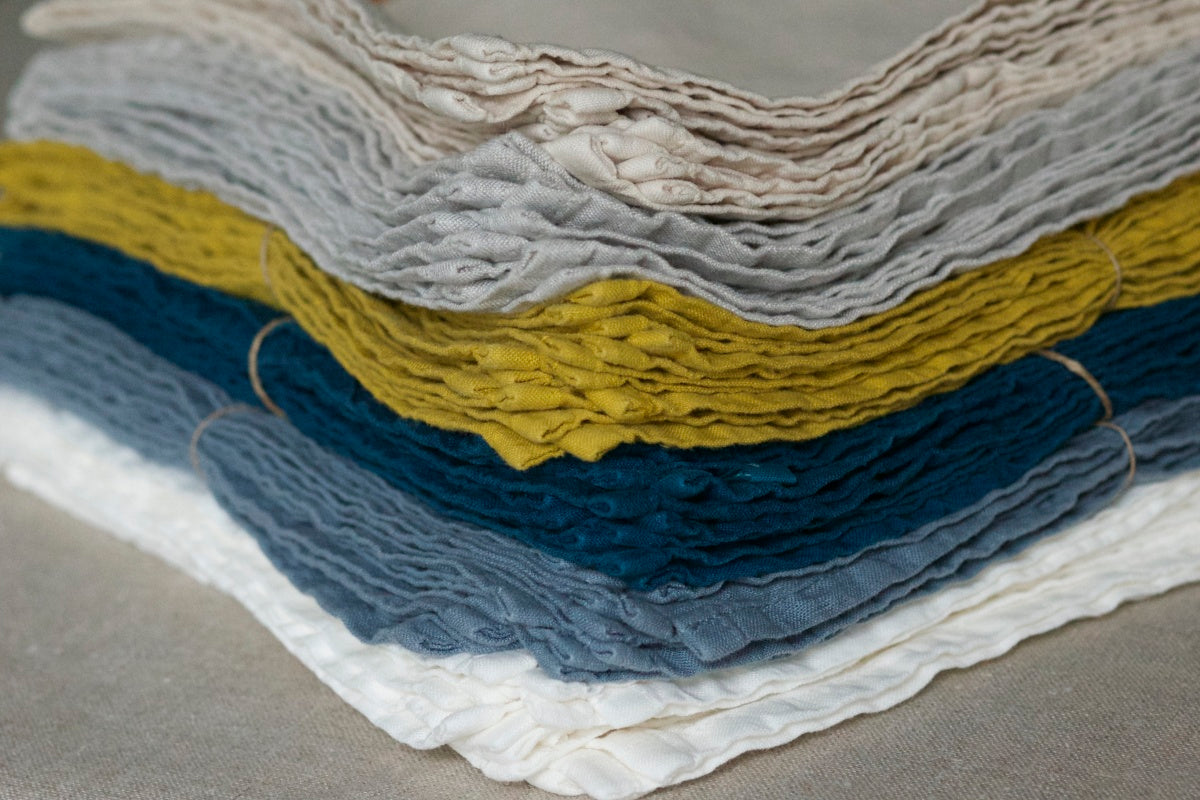 Once Milano lněný ubrousek z jemného lnu set 4 ks