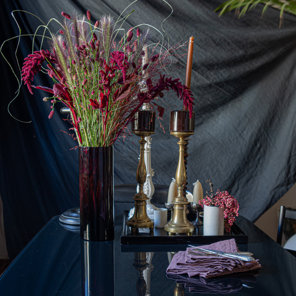 Once Milano lněný ubrousek z pevného lnu set 2 ks