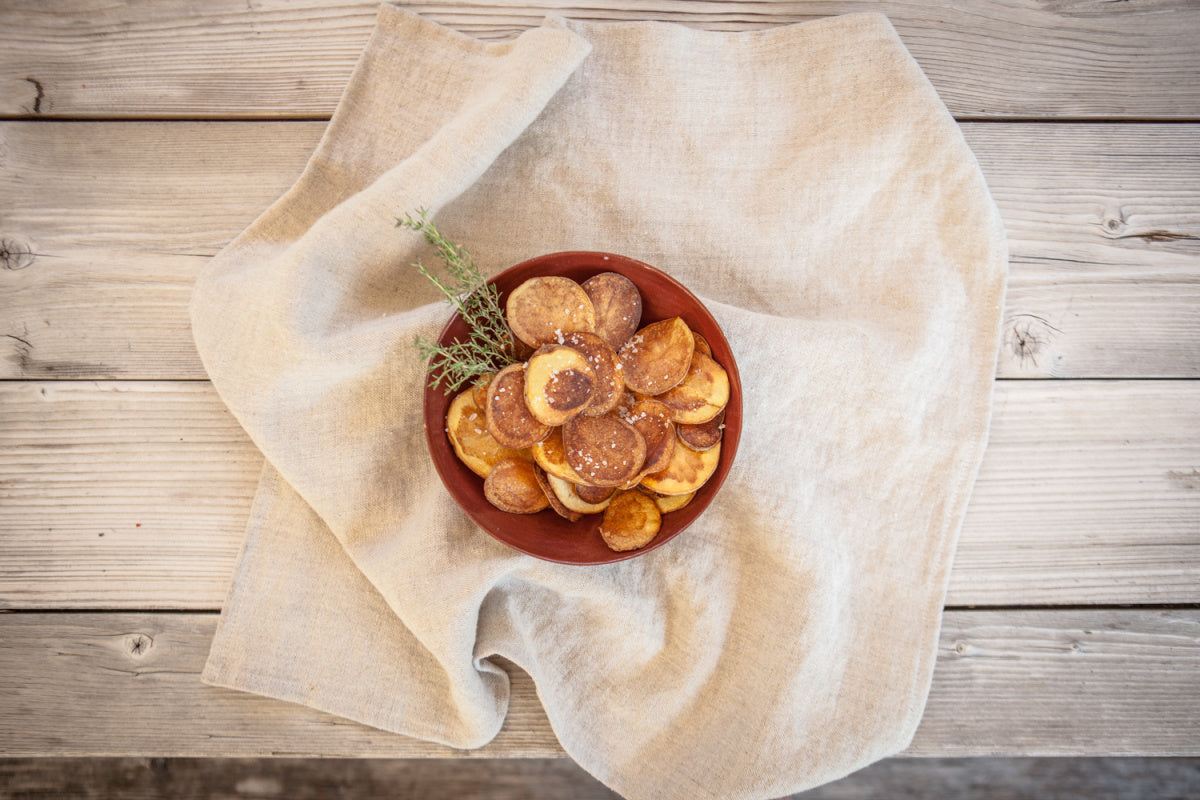 Once Milano lněný ubrousek z pevného lnu set 2 ks