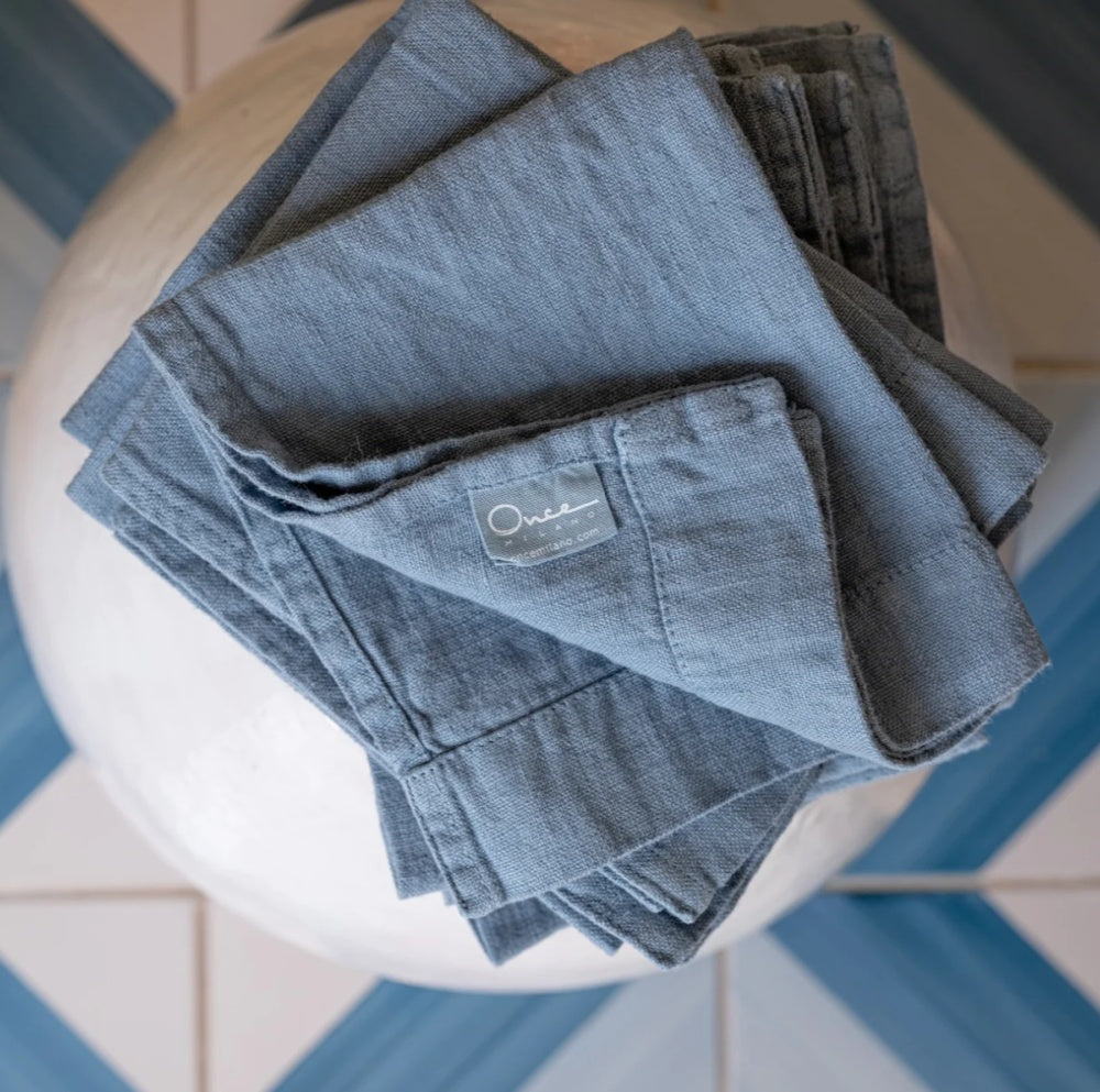 Once Milano malý lněný ručník 30x40 cm set 5 ks