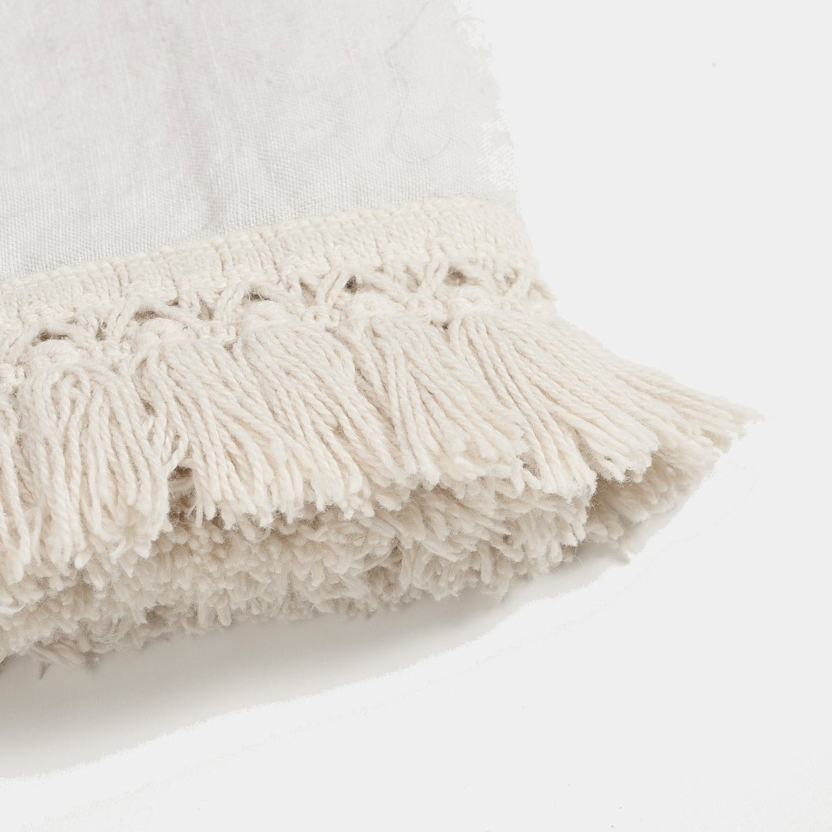 Once Milano lněný ubrousek s krátkými třásněmi