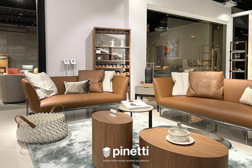 Pinetti Almeria velký oválný koš 64 cm s uchy