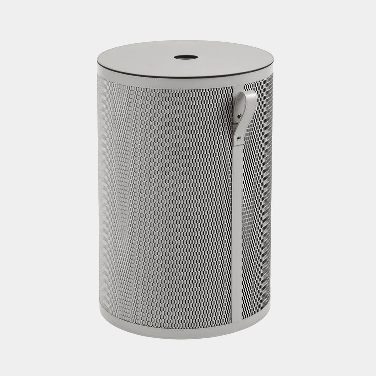 Pinetti Nadia vysoký kožený koš na prádlo s víkem 60 cm