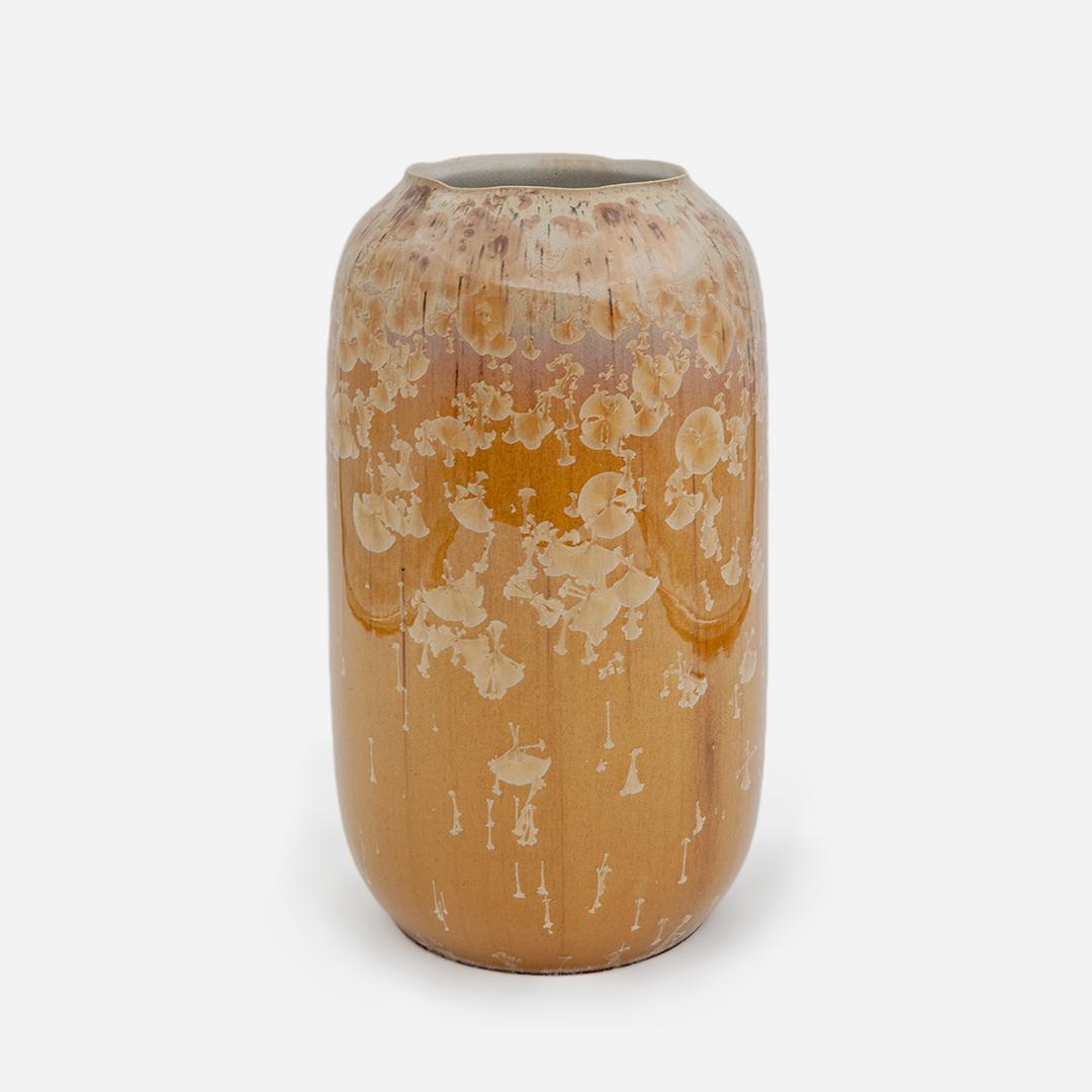 Plody Erlanu velká kameniová váza Silueta No. 5 zelenomodrá