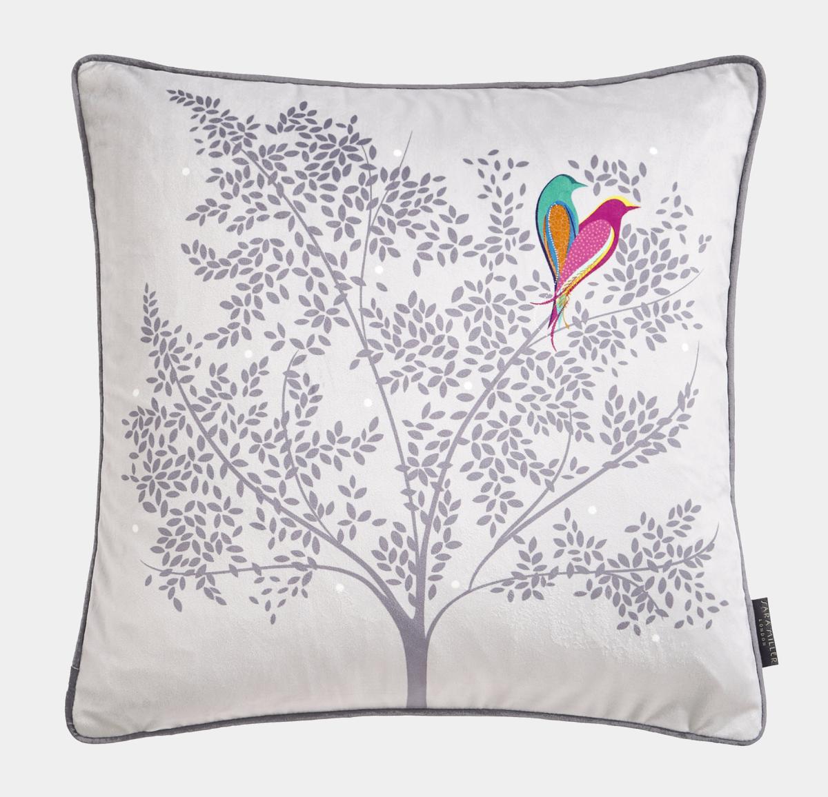 Copy of Sara Miller Sametový dekorační polštář Love Birds