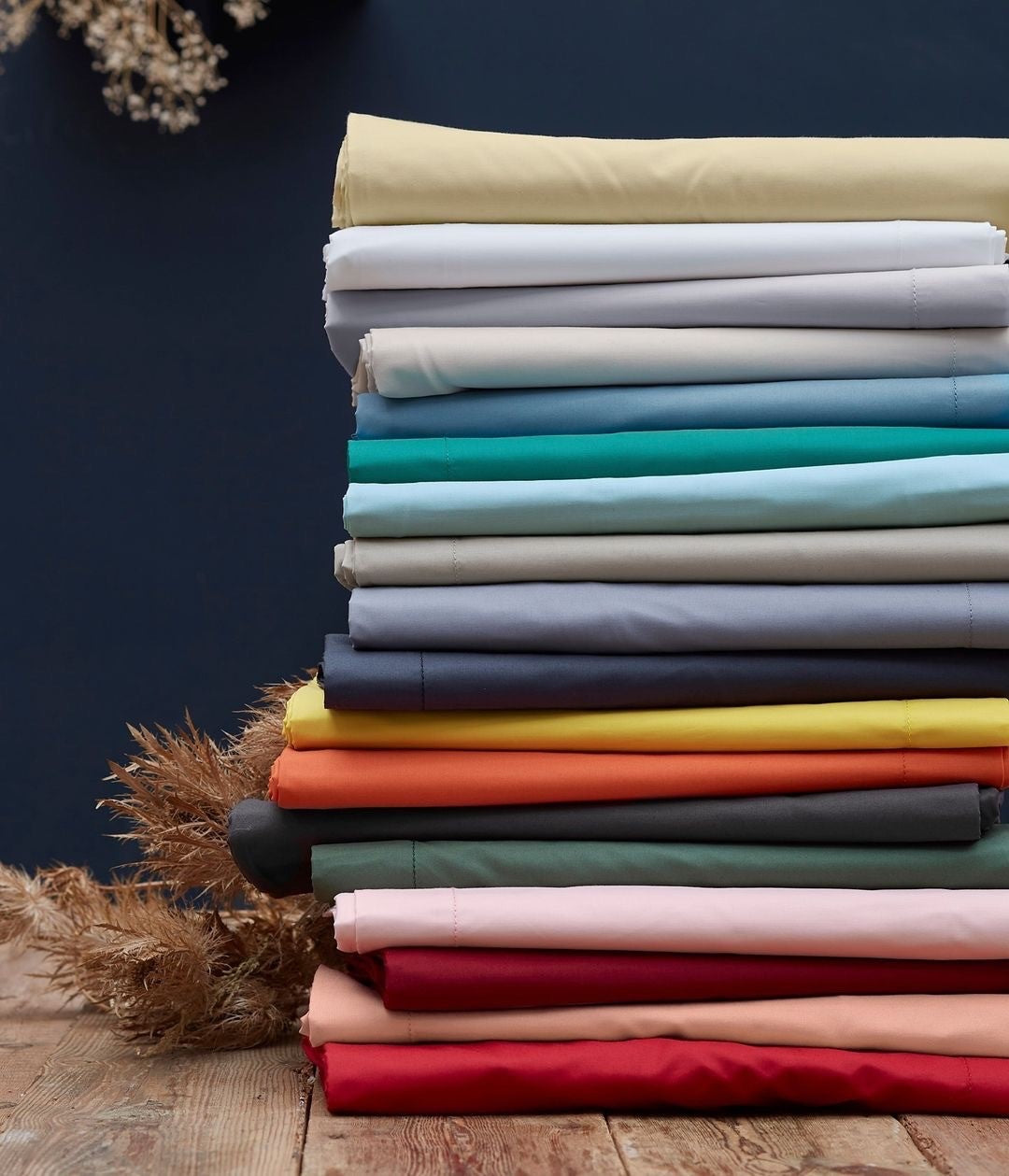 Sylvie Thiriez perkálové napínací prostěradlo jednobarevné - 17 barev